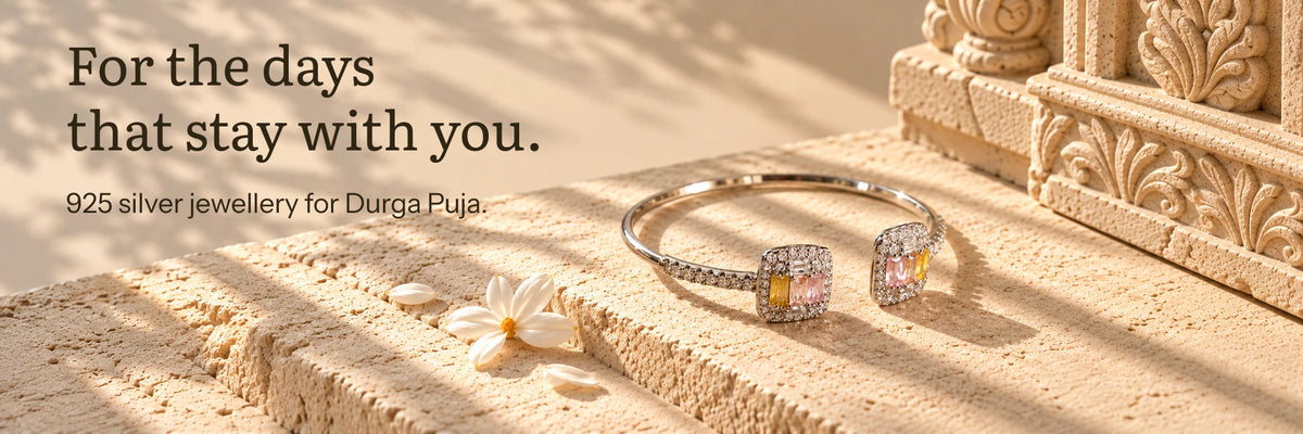 For the days that stay with you: 925 silver jewellery for Durga Puja