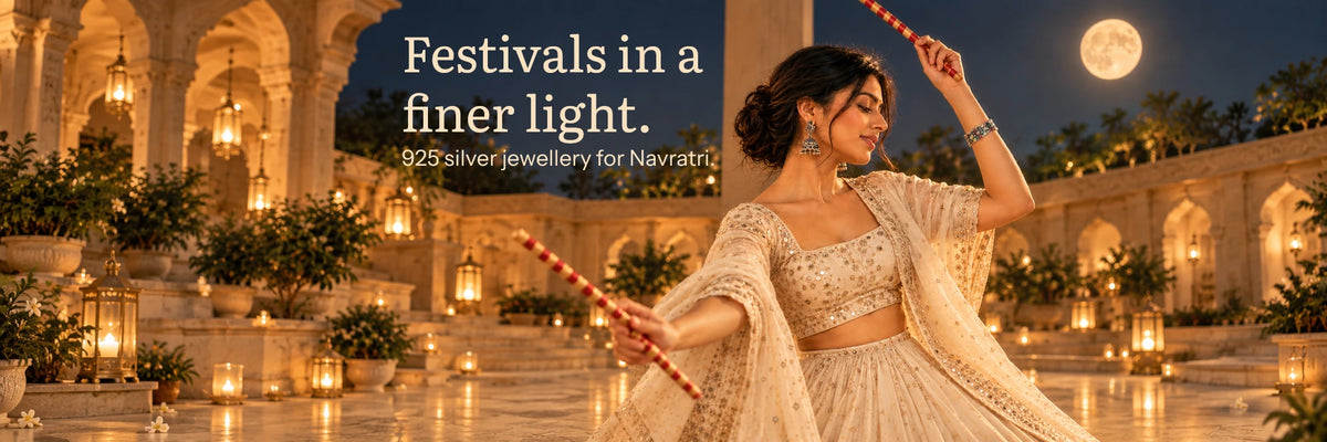 Festivals in a finer light: 925 silver jewellery for Navratri