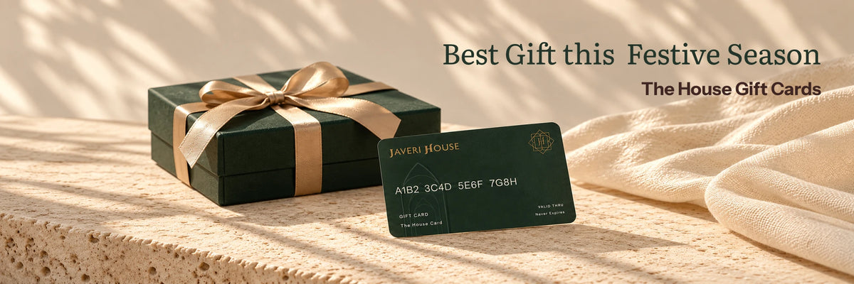 Best gift this festive season: The House Gift Card beside a green gift box