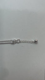 Box Chain Silver Anklet