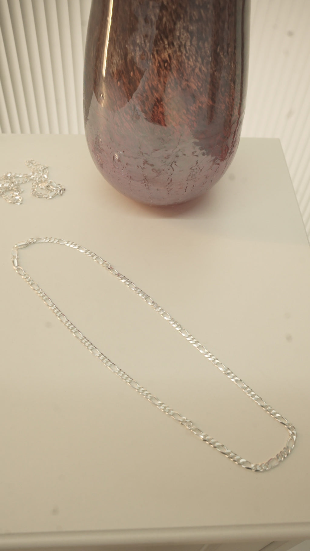 Men's Heavy Figaro Silver Chain