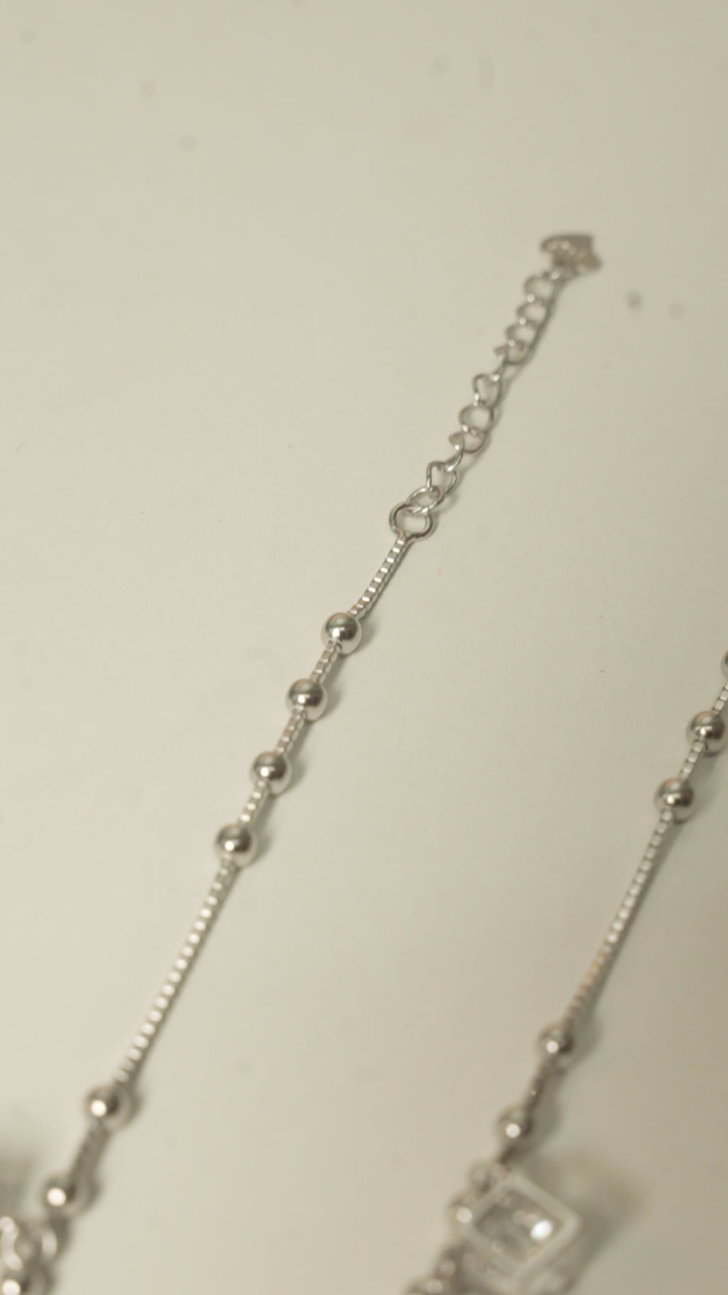 Cube Charm Payal with Floating American Diamonds