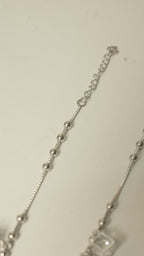 Cube Charm Payal with Floating American Diamonds