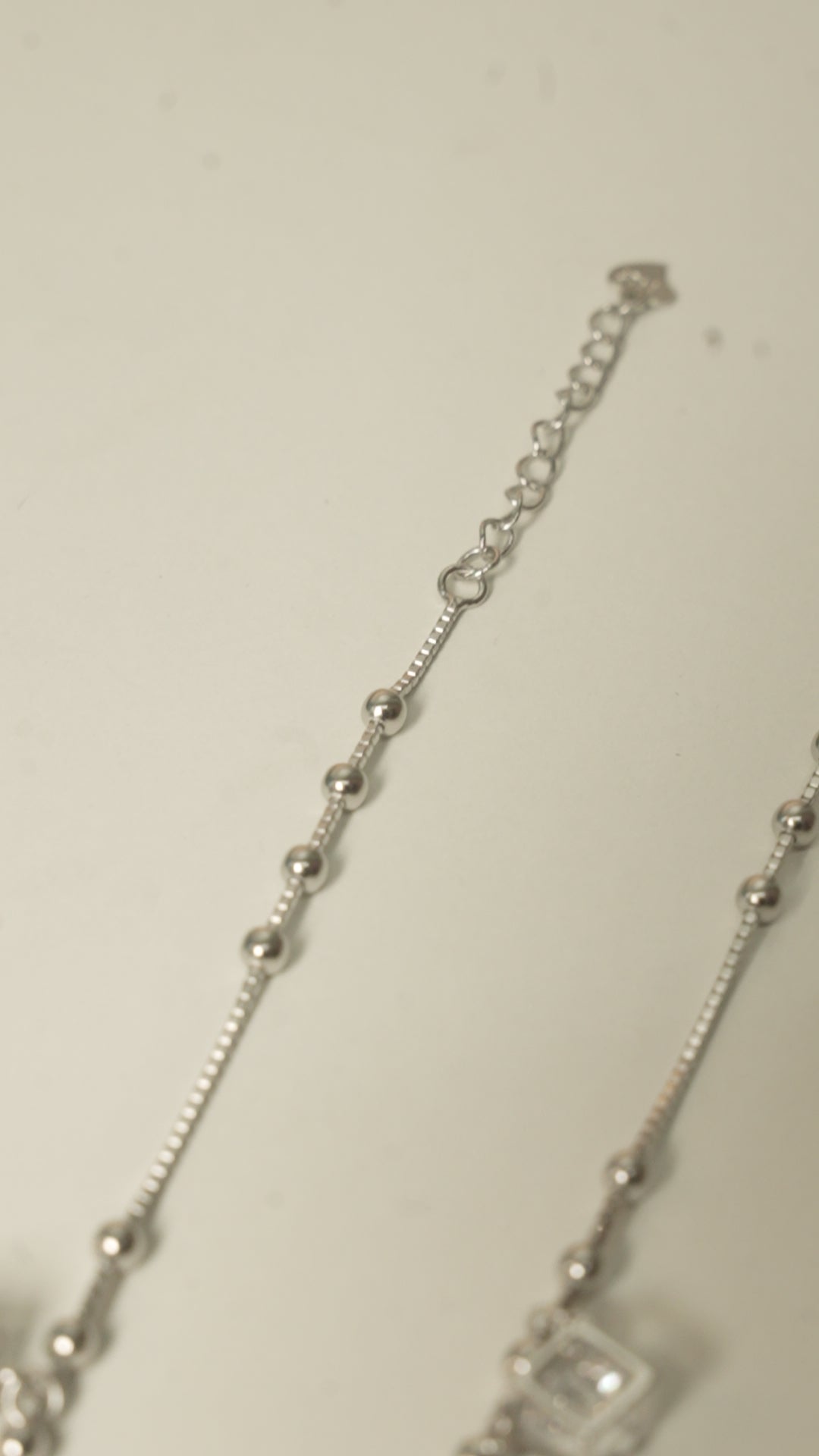 Cube Charm Payal with Floating American Diamonds